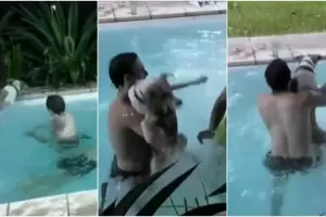 Arturo, el perro de GH, tuvo un accidente y Bautista lo salv en el ltimo momento