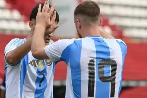 La Seleccin Argentina Sub 23 gole 4-0 a Paraguay en un amistoso previo a Pars 2024