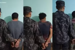 En La Paz, tres jvenes fueron arrestados y animales incautados