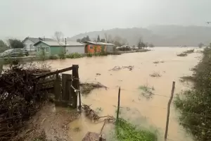 Graves inundaciones en Chile: declaran el estado de catstrofe en la regin del Biobo