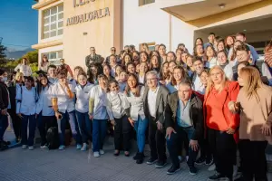 Aniversario del IES Andalgal: Jalil inaugur la refaccin y ampliacin del edificio