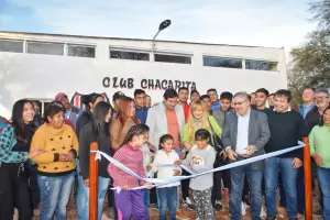 Inauguracin del Saln de Usos Mltiples del Club Chacarita en Banda de Lucero
