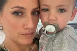Mica Viciconte se mostr preocupada por el estado de salud de su hijo Luca