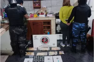Tras allanamientos, detienen a tres personas y secuestran cocana y marihuana