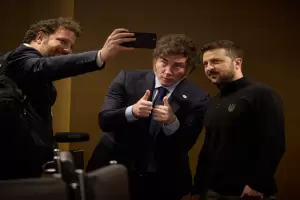 En un encuentro privado, Zelenski condecor a Javier Milei con la Orden de la Libertad