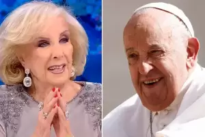 Mirtha se emocion al recibir un saludo del Papa Francisco y le hizo un fuerte reclamo