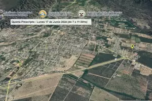 Realizan quema controlada en Valle Viejo