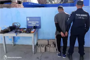 Policas arrestaron a un joven y recuperaron elementos sustrados en Pomn
