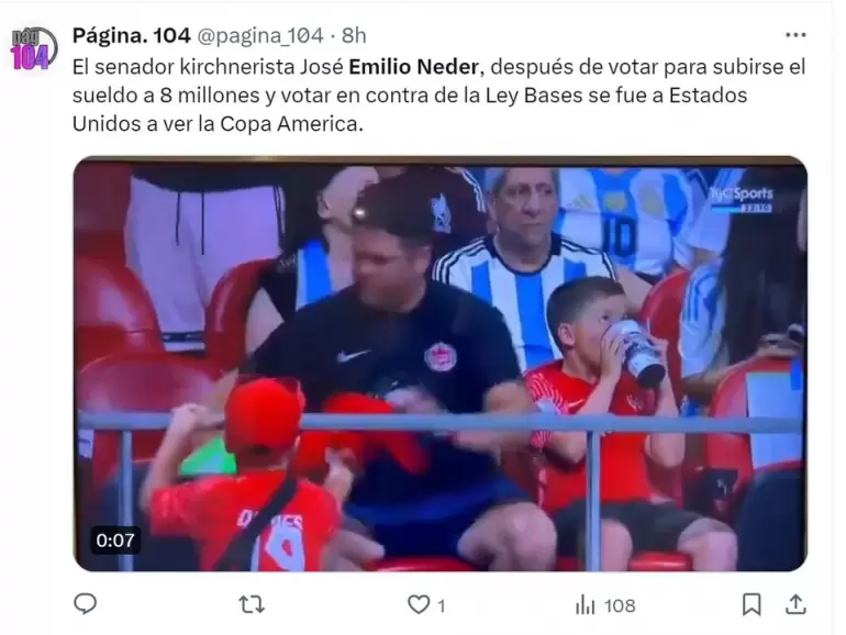 neder polemica copa america