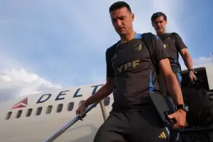 Tras el triunfo en el debut de la Copa Amrica, la Seleccin lleg a Nueva Jersey y se prepara para el duelo con Chile