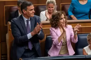 La vicepresidenta de Espaa denunci una "provocacin agresiva" de Milei tras su visita a Madrid