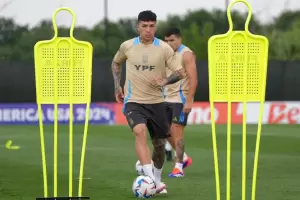 Enzo Fernndez, el nico asterisco de la Seleccin: trabaja contra reloj y en doble turno para ponerse bien