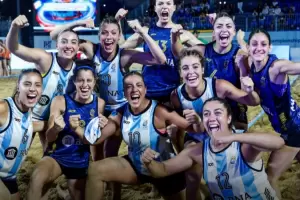 Las Kamikazes del beach handball cayeron con Alemania y quedaron a nada de hacer historia