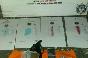 Policas secuestran drogas y detienen a dos hombres en Capital