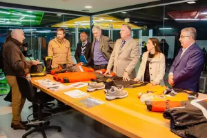 Jalil y el presidente del Banco Nacin visitaron Confecat