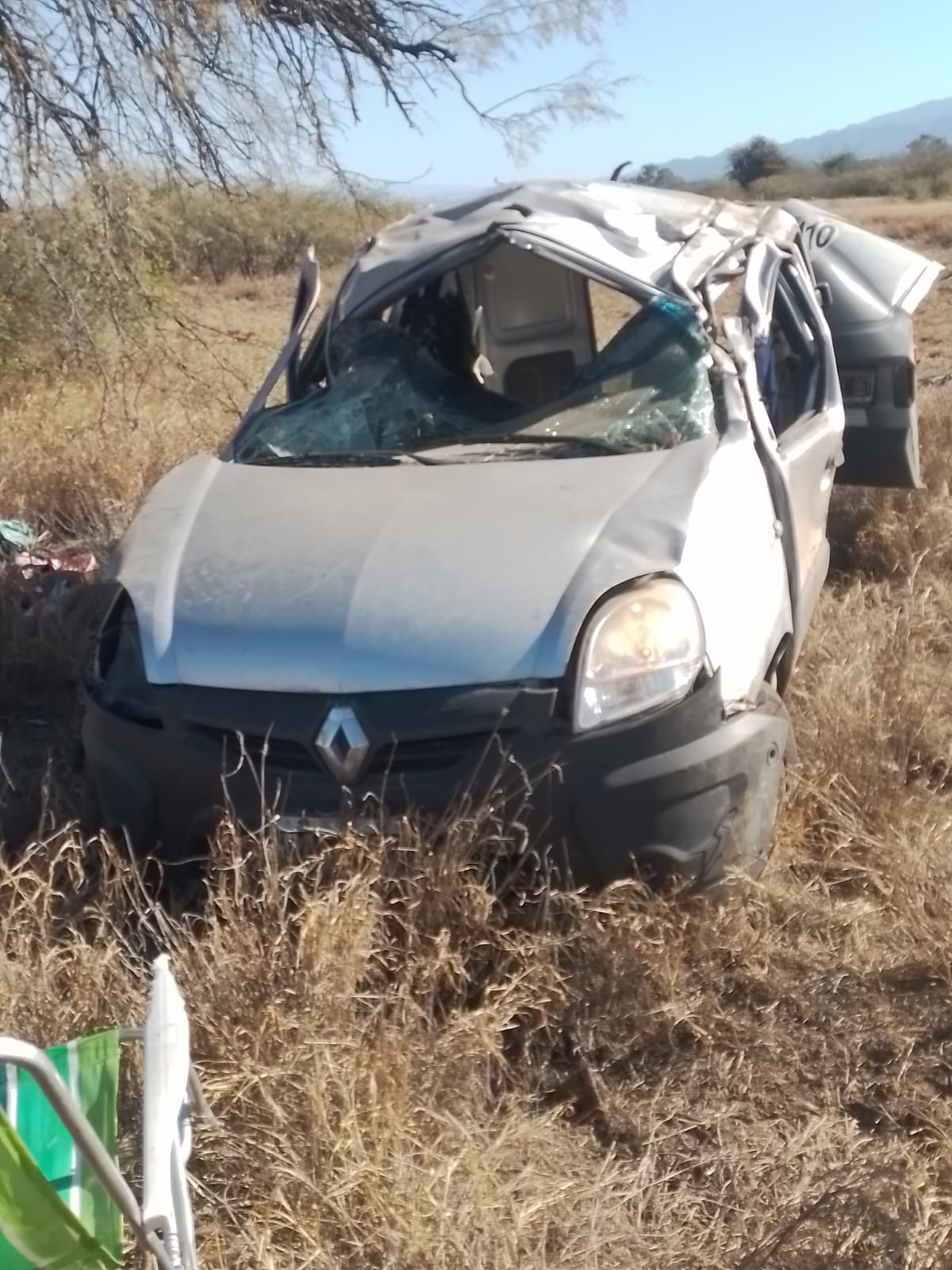 Una mujer resultó herida tras un vuelco sobre Ruta Nacional 38 - La ...