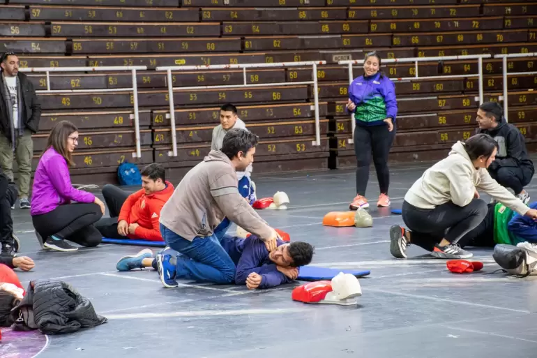 taller  rcp y maniobras de heimlich