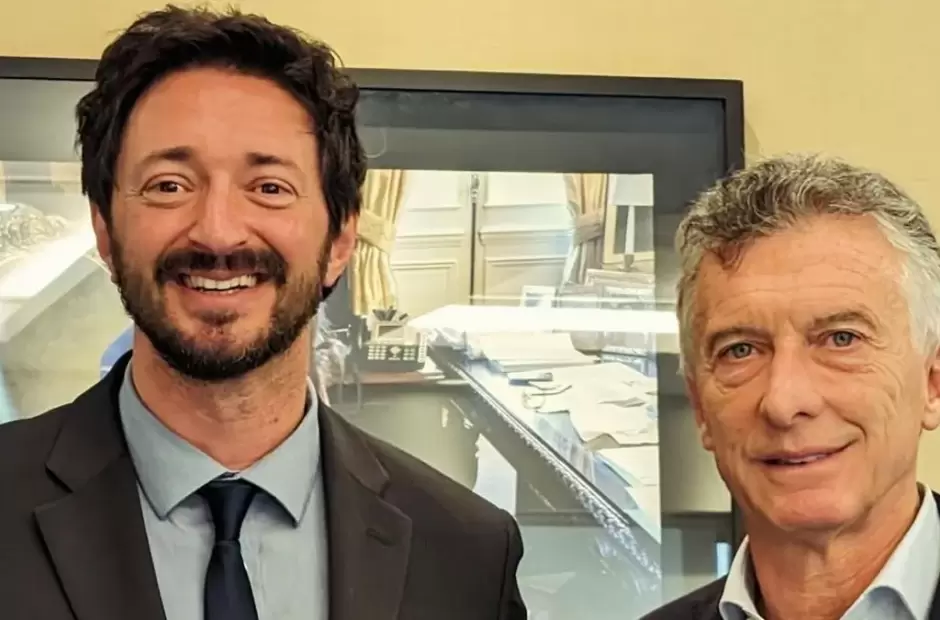 Martn Yeza y Mauricio Macri