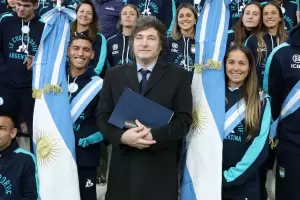 Milei despidi a los atletas que irn a los Juegos de Pars y sorprendi con una llamativa frase