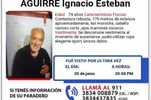 Intensa bsqueda de Ignacio Esteban Aguirre