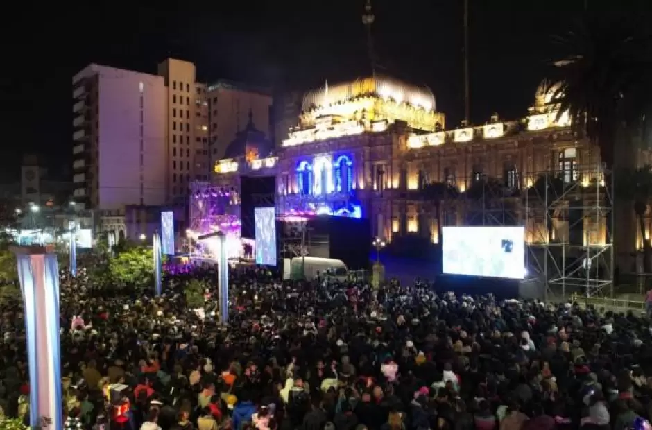 Actos de anoche en la capital tucumana