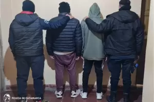 Detienen a dos sujetos en Capayn que contaban con un requerimiento Judicial