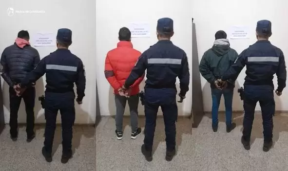 Secuestran motos y detienen a tres personas en el interior de la provincia