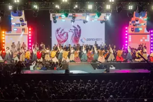 Exitoso acto de apertura de la 53 edicin de la Fiesta Nacional e Internacional del Poncho