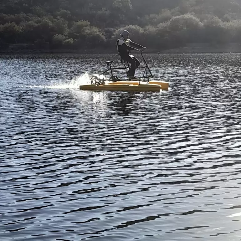 Cicloturismo acuático en El Jumeal