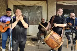 La Pea de la Casa de la Puna vibr con los Hermanos Rodrguez