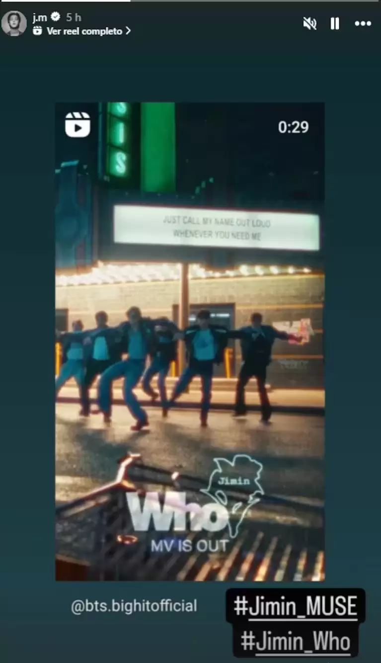 Jimin anunci la salida de su nuevo disco en sus redes sociales.