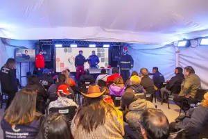 Se realizaron talleres de Prevencin y RCP en la Fiesta del Poncho