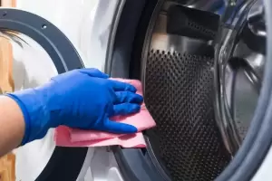 Cmo eliminar el moho de la goma del lavarropas con este truco casero