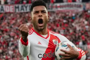 River empat 2-2 con Lans por la Liga Profesional en un partido con una final electrizante