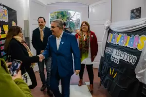 Jalil inaugur obras en la Escuela N 493 Adn Quiroga