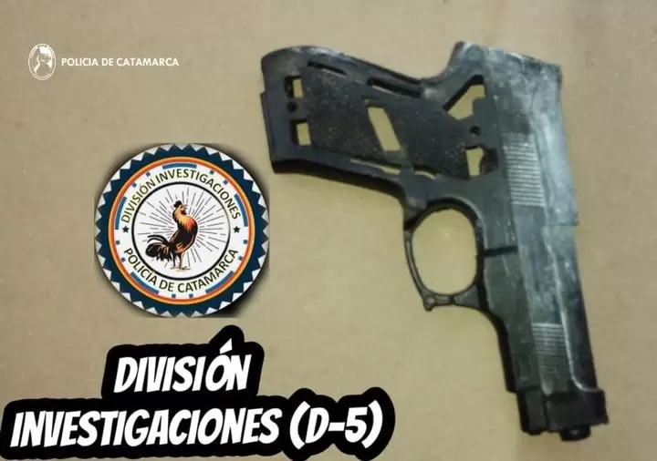 Secuestran un arma de fuego