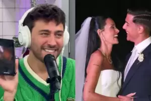La extraa forma en la que se evit que se saquen fotos en la boda de Oriana y Dybala