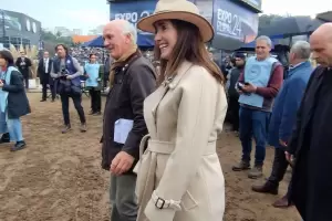 Villarruel recorri la Expo Rural y minimiz los cruces con Milei