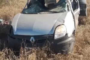 Una mujer result herida tras un vuelco sobre Ruta Nacional 38