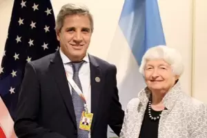 Caputo se reuni con la secretaria del Tesoro en busca del apoyo de los EE.UU. para la negociacin con el FMI