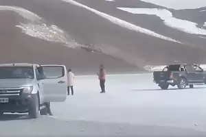 Turistas sin control en el Balcn del Pissis: Las maniobras peligrosas no son un delito penal