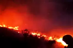 Infierno en Taf del Valle: Bomberos catamarqueos asisten en el impactante incendio