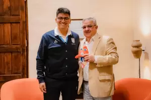 Jalil recibi a Julin y le prometi seguir acompaando su carrera