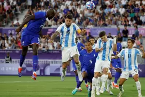 La Seleccin argentina qued eliminada de los Juegos Olmpicos tras perder 1-0 con Francia en los cuartos de final
