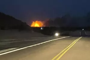 Se registr otro incendio de gran magnitud en Tinogasta