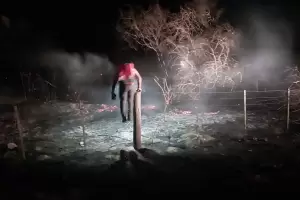 Grave incendio forestal en Manantiales