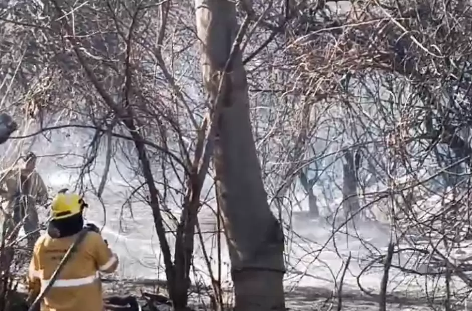 Incendio en Valle Viejo