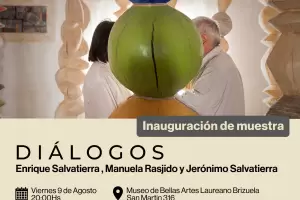 Dilogos entre Salvatierra - Rasjido - Salvatierra en el Museo Laureano Brizuela