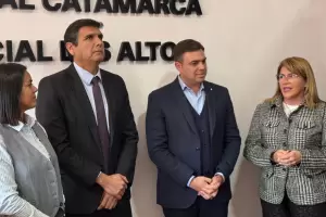 La Corte de Justicia y Barot inauguraron la Unidad Judicial de Los Altos