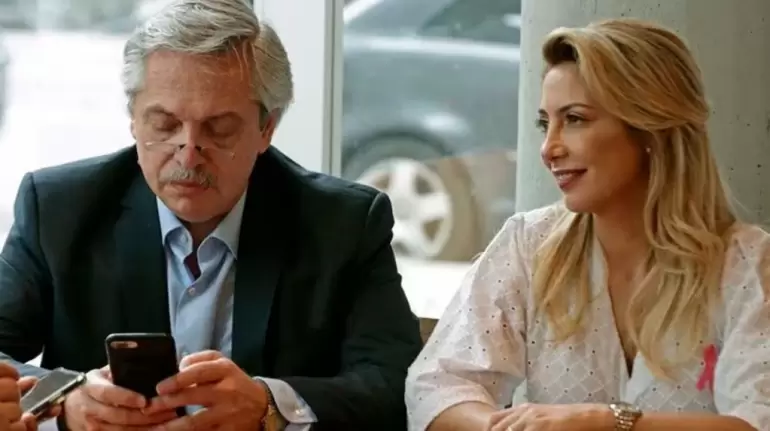 Fabiola Yaez y Alberto Fernndez